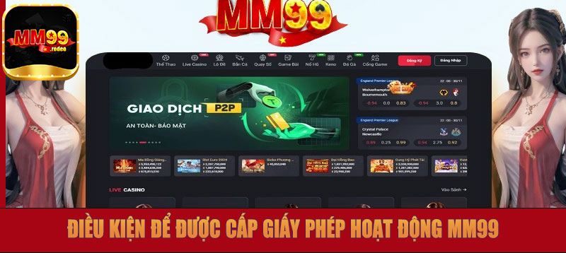 Điều kiện để được cấp giấy phép hoạt động MM99